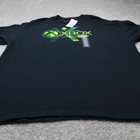 X-Box Promo Shirt NWT Mens XL Black Ripple Junction Cotton S/S Pullover - Picture 2 of 11